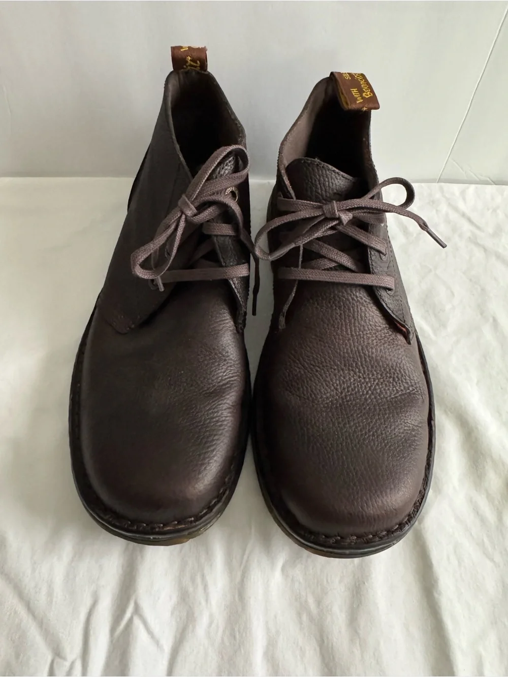 Dr. Martens Dark Brown Leather Chukka Boots